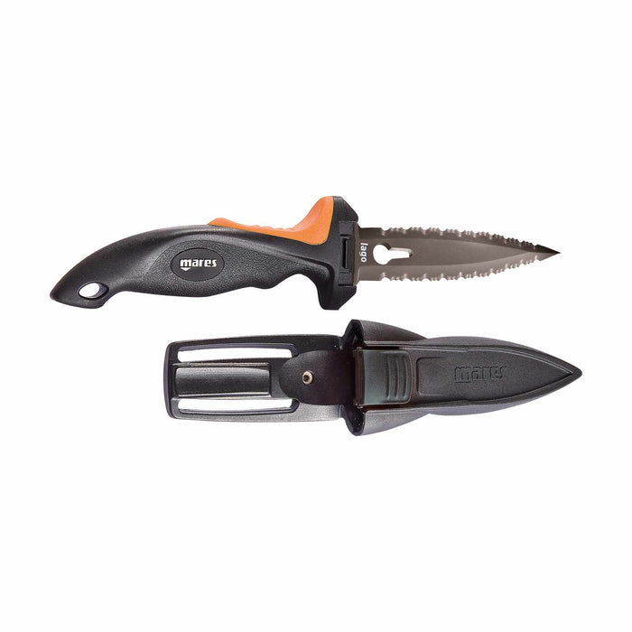 Speerfischer-Messer Iago Schwarz-Oliv Mares 425614