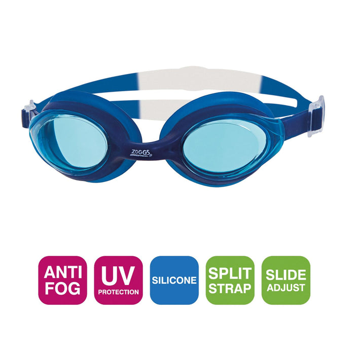 Swimming Goggles Bondi Navy-White Tinted-Blue Lenses Zoggs 461004NVWHTBL