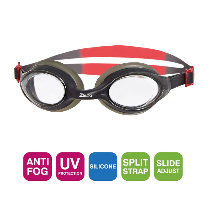 Swimming Goggles Bondi Smoked-Red-Clear Zoggs 461004SMRDCLR