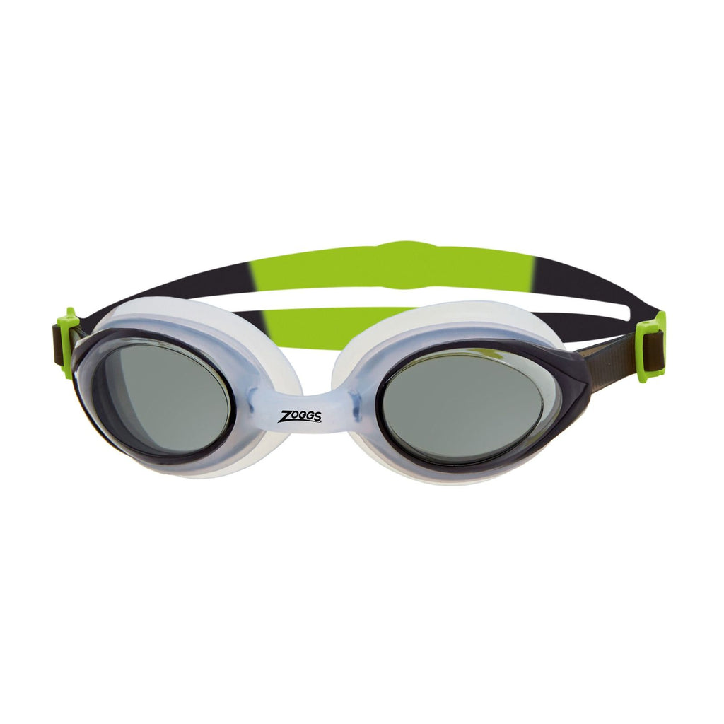Swimming Goggles Bondi White-Lime Tinted-Smoke Lenses Zoggs 461004WHBLTSM