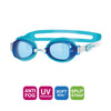 Swimming Goggles Otter Clear-Aqua Tinted-Blue Lenses Zoggs 461023CLAQTBL