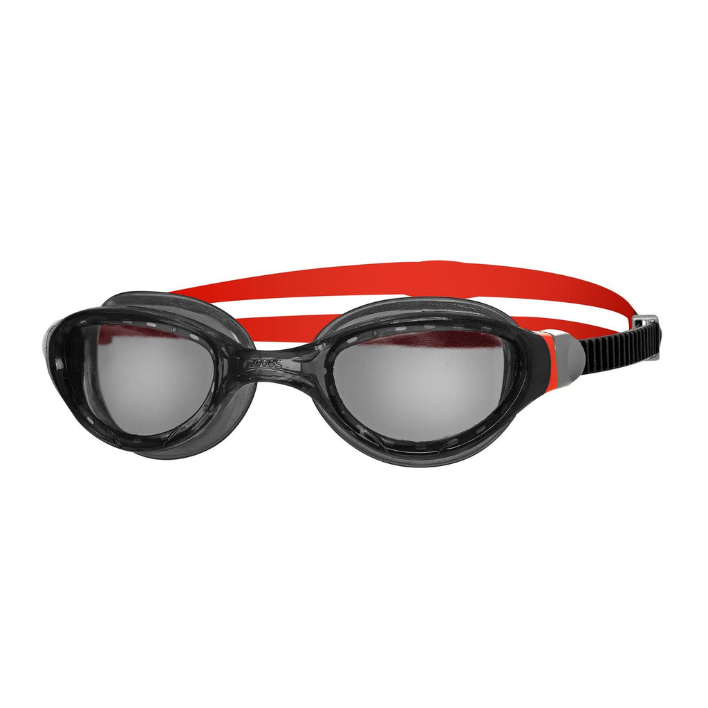 Swimming Goggles Phantom 2.0 Black-Red Tinted-Smoke Lenses Zoggs 461031BKRDTSM