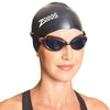Swimming Goggles Phantom 2.0 Black-Red Tinted-Smoke Lenses Zoggs 461031BKRDTSM