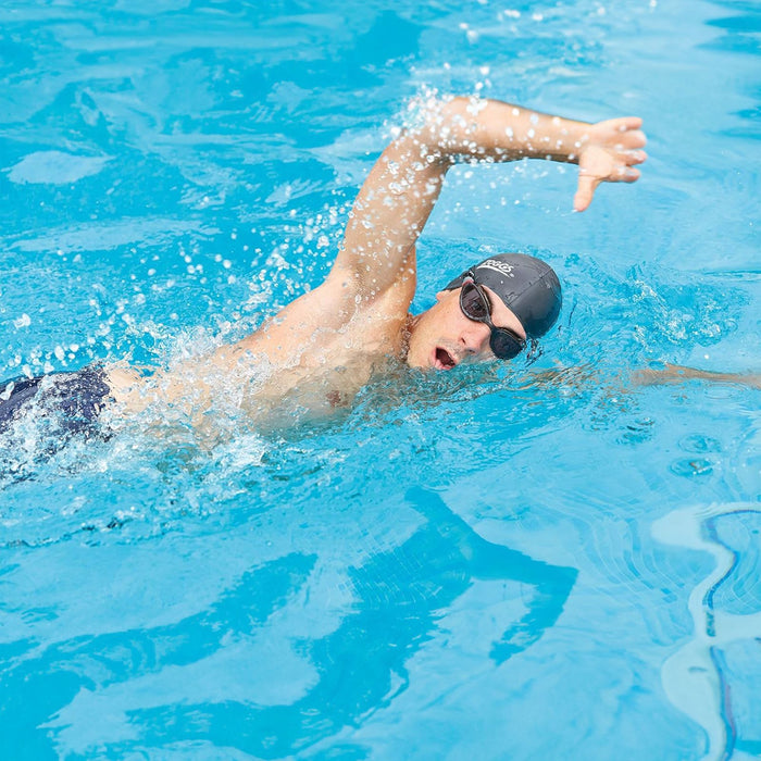 Swimming Goggles Phantom 2.0 Black-Red Tinted-Smoke Lenses Zoggs 461031BKRDTSM