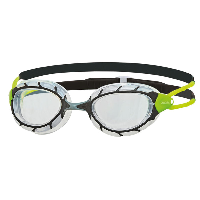 Swimming Goggles Predator Black-Green-Clear Small Zoggs 461037BKGNCLRS