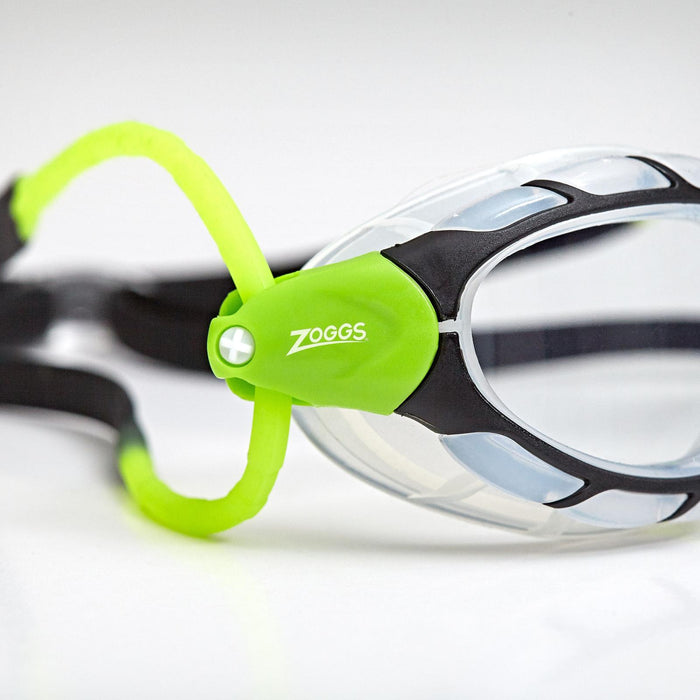 Swimming Goggles Predator Black-Green-Clear Small Zoggs 461037BKGNCLRS