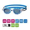 Swimming Goggles Predator Blue-White Tinted-Smoke Lenses Regular Zoggs 461037BLWHTSMR