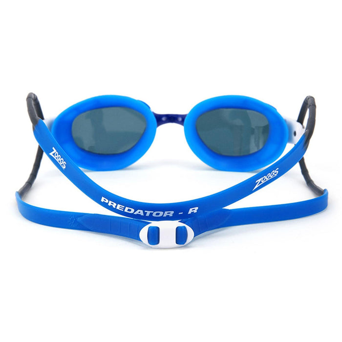 Swimming Goggles Predator Blue-White Tinted-Smoke Lenses Small Zoggs 461037BLWHTSMS