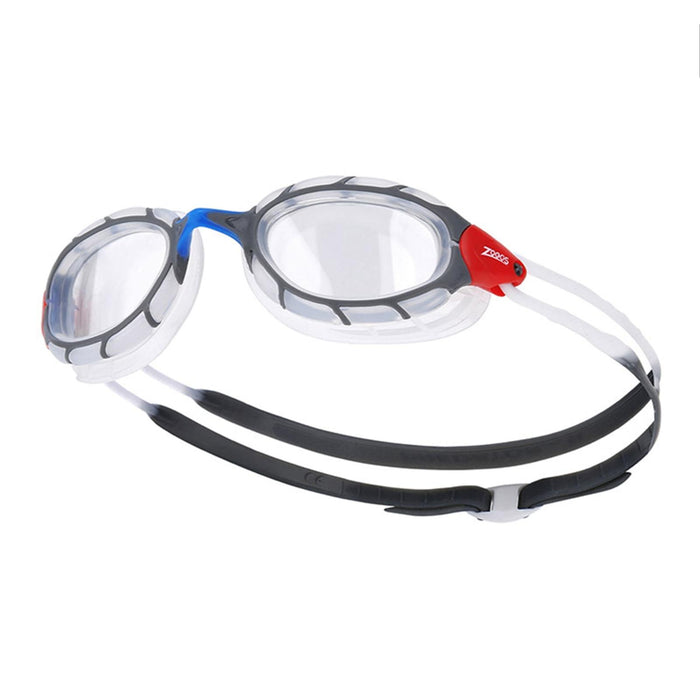 Lunettes de natation Predator Transparent-Gris Standard Zoggs 461037CLGYCLRR