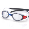 Lunettes de natation Predator Transparent-Gris Standard Zoggs 461037CLGYCLRR