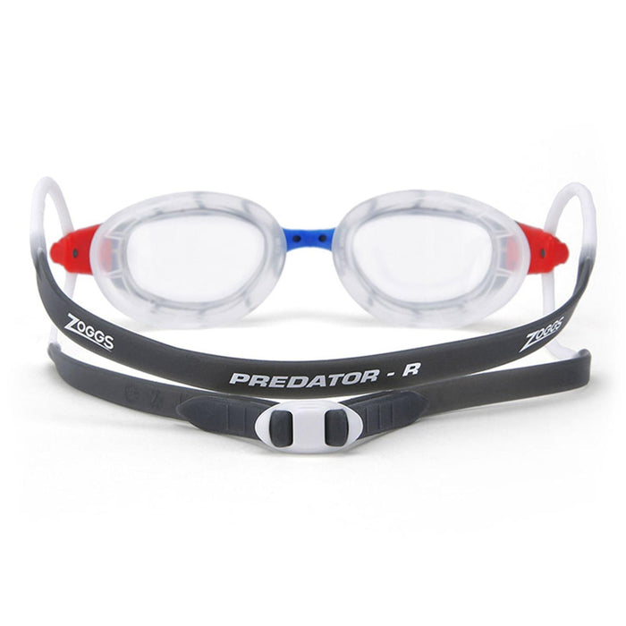 Lunettes de natation Predator Transparent-Gris Standard Zoggs 461037CLGYCLRR