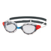 Swimming Goggles Predator Clear-Grey Small Zoggs 461037CLGYCLRS