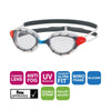 Swimming Goggles Predator Clear-Grey Small Zoggs 461037CLGYCLRS