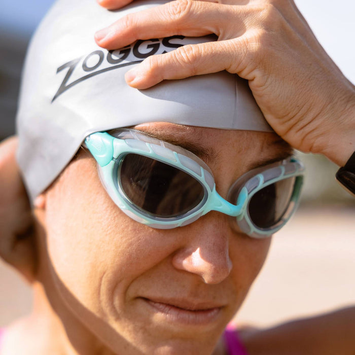 Swimming Goggles Predator Green-Clear Tinted-Smoke Lenses Regular Zoggs 461037GNCLTSMR