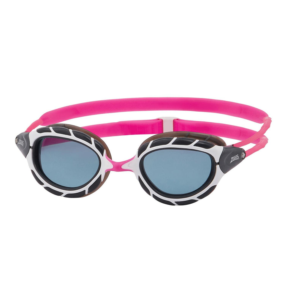 Swimming Goggles Predator Pink-White Tinted-Smoke Lenses Small Zoggs 461037PKWHTSMS