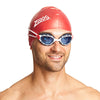Swimming Goggles Predator White-Red Tinted-Blue Lenses Small Zoggs 461037WHRDTBLS