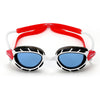 Swimming Goggles Predator White-Red Tinted-Blue Lenses Small Zoggs 461037WHRDTBLS