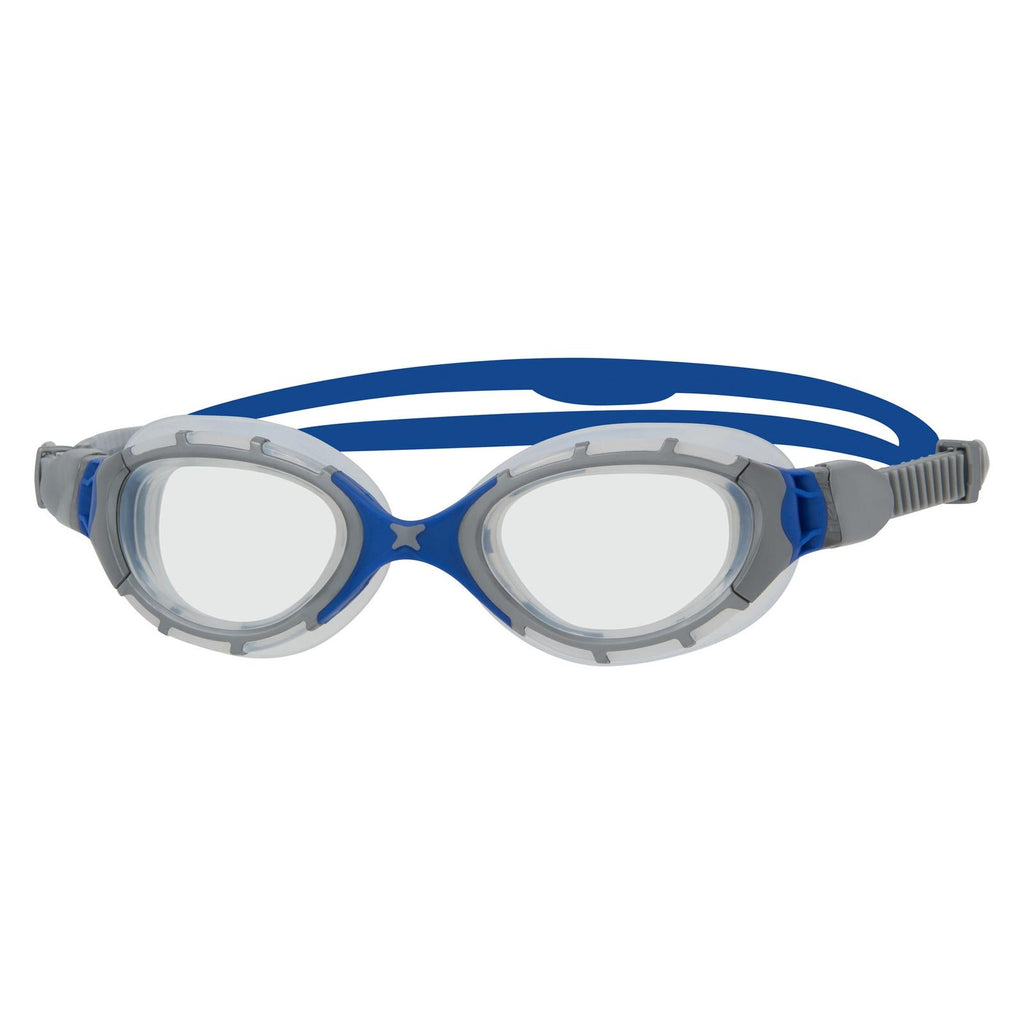 Swimming Goggles Predator Flex Grey-Blue-Clear Small Zoggs 461041GYBLCLRS