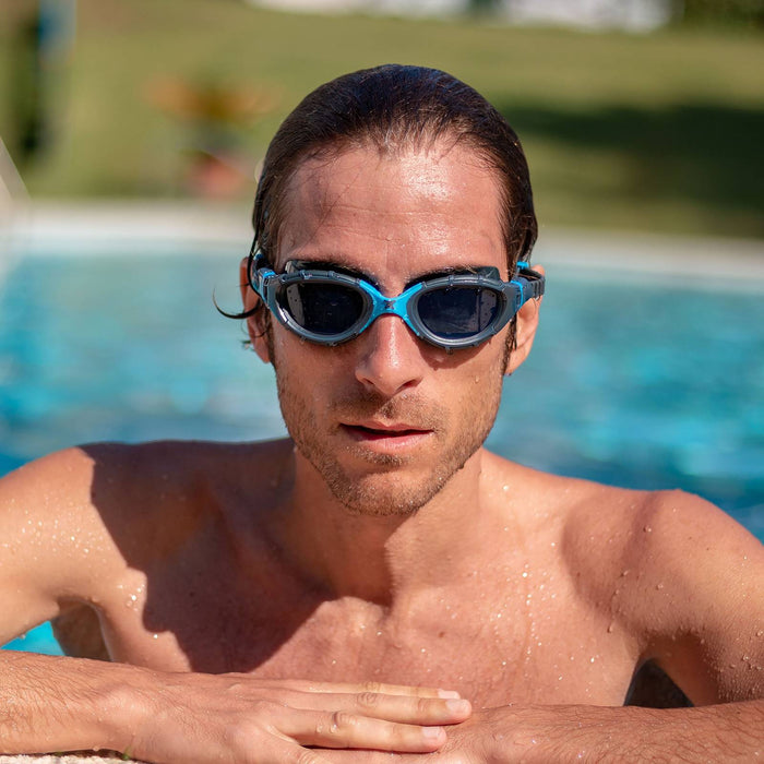 Swimming Goggles Predator Flex Gey-Blue-Smoked Regular Zoggs 461041GYBLTSMR