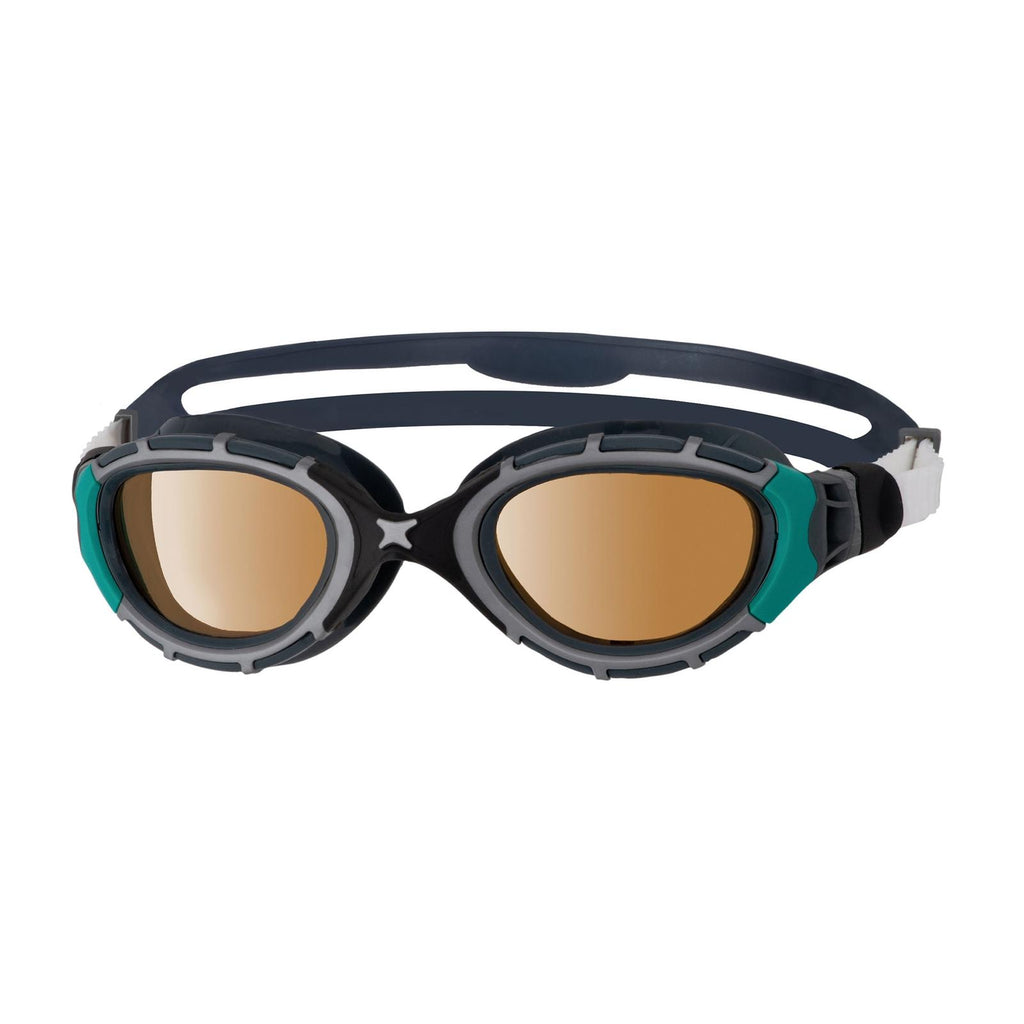 Swimming Goggles Predator Flex Polarized Ultra Black-Green Regular Zoggs 461046BKGNPCPR