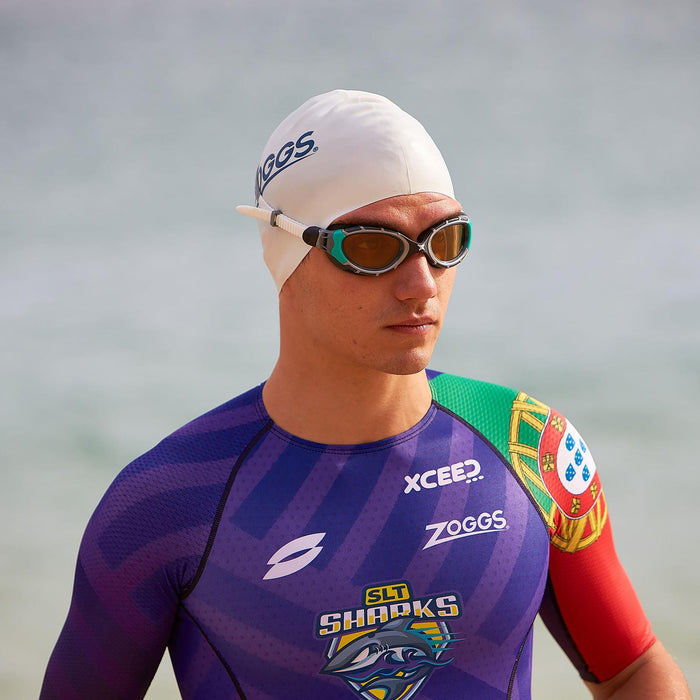 Swimming Goggles Predator Flex Polarized Ultra Black-Green Small Zoggs 461046BKGNPCPS