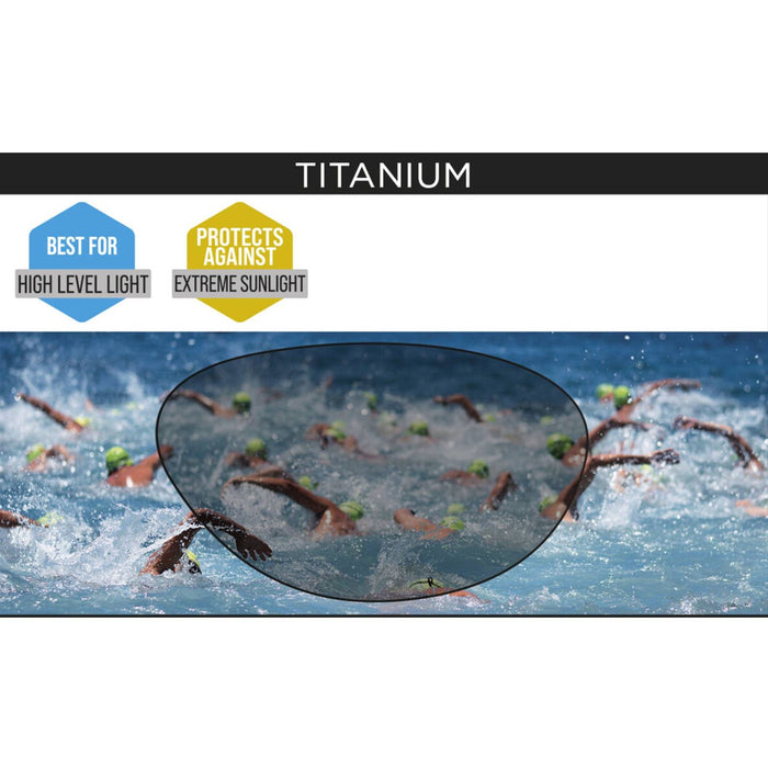 Swimming Goggles Predator Titanium Grey-Black Mirrored-Orange Lenses Small Zoggs 461065GYBKMORS