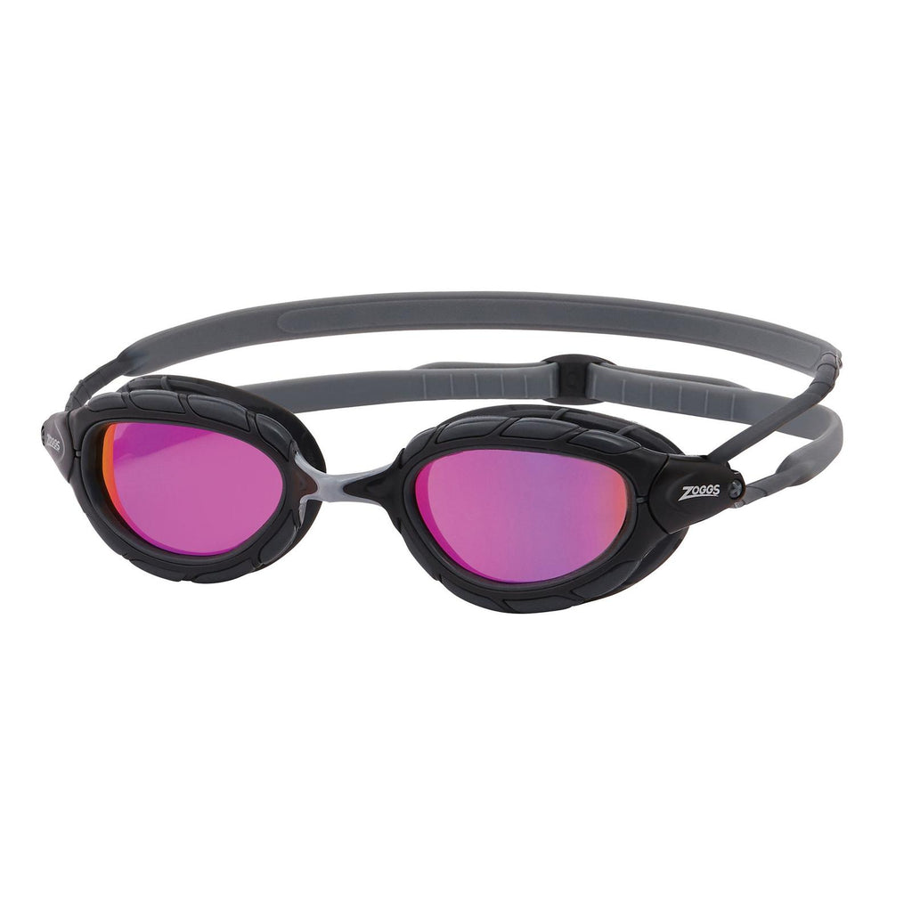 Swimming Goggles Predator Titanium Grey-Black Mirrored-Pink Lenses Regular Zoggs 461065GYBKMPKR