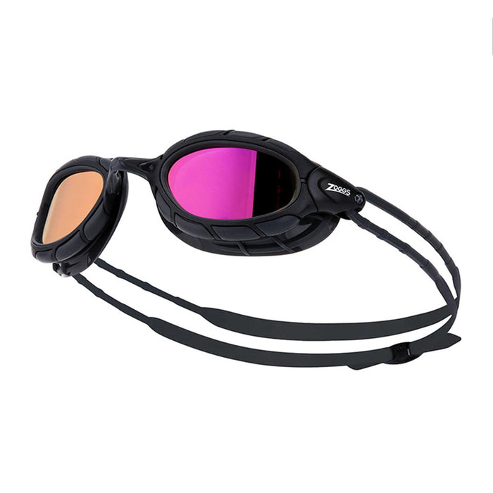 Swimming Goggles Predator Titanium Grey-Black Mirrored-Pink Lenses Small Zoggs 461065GYBKMPKS