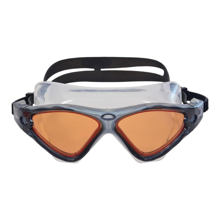 Swimming Mask Tri Vision Gey-Black Tinted-Copper Lenses Zoggs 461075GYBKTCP