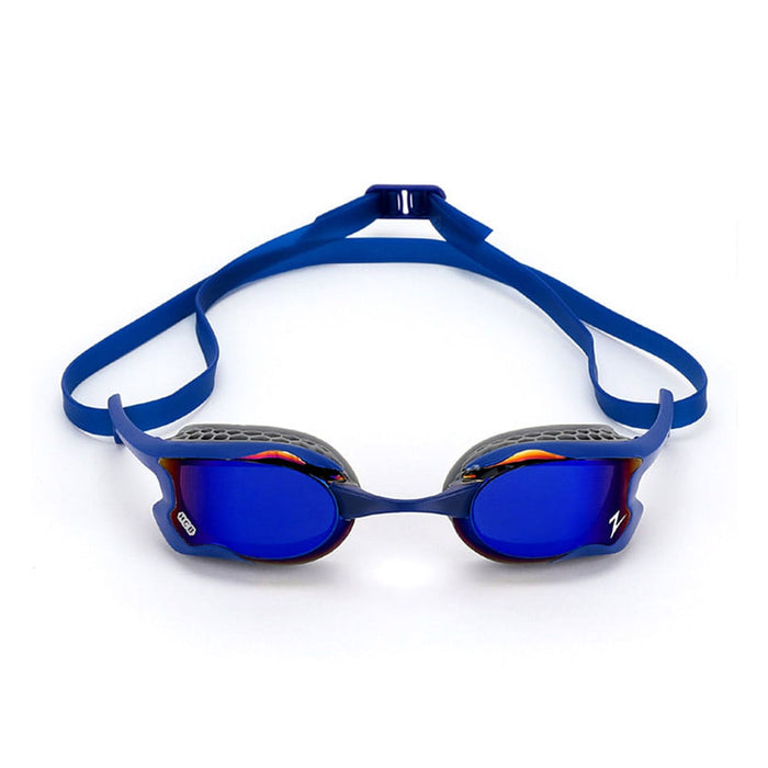Swimming Goggles Raptor Hcb Titanium Blue-Grey Mirrored-Dark-Blue Lenses Zoggs 461085BLGYMDB