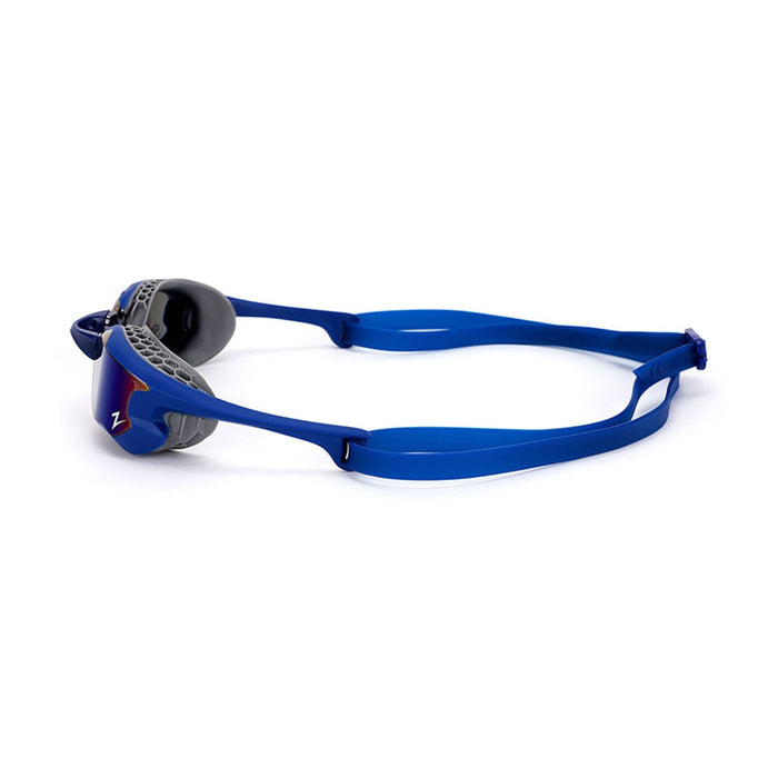 Swimming Goggles Raptor Hcb Titanium Blue-Grey Mirrored-Dark-Blue Lenses Zoggs 461085BLGYMDB