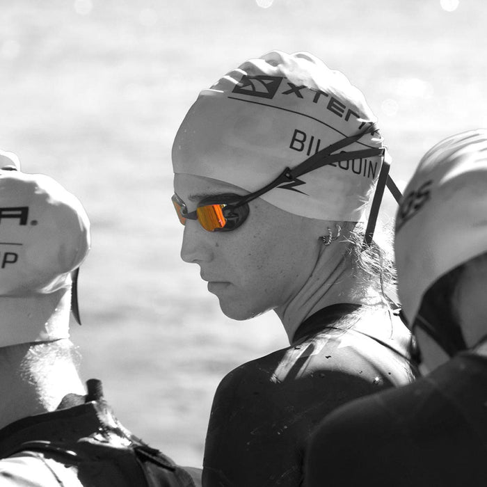 Swimming Goggles Raptor Hcb Titanium Grey-Black Mirrored-Red Lenses Zoggs 461085GYBKMRD