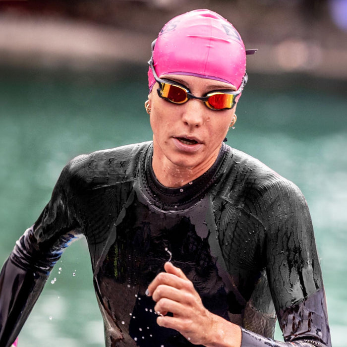 Swimming Goggles Raptor Hcb Titanium Grey-Black Mirrored-Red Lenses Zoggs 461085GYBKMRD