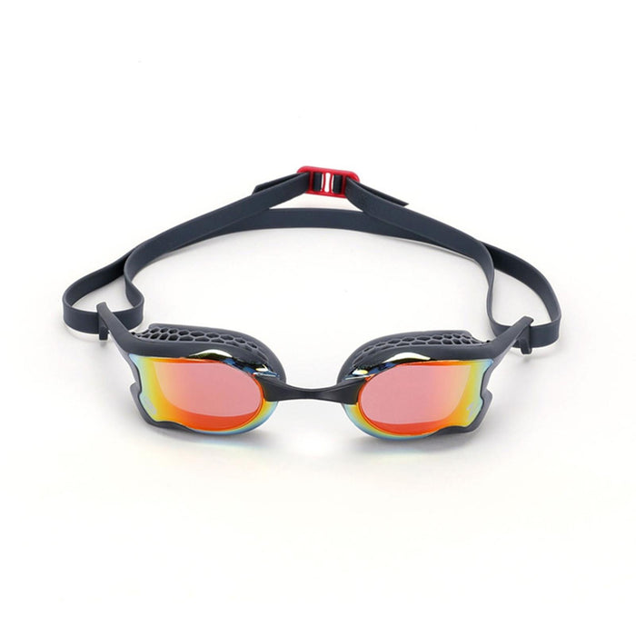 Swimming Goggles Raptor Hcb Titanium Grey-Black Mirrored-Red Lenses Zoggs 461085GYBKMRD