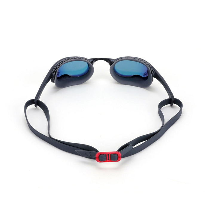 Swimming Goggles Raptor Hcb Titanium Grey-Black Mirrored-Red Lenses Zoggs 461085GYBKMRD