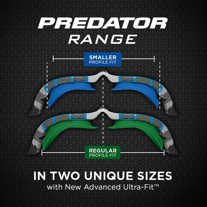 Swimming Goggles Predator Flex Titanium Reactor Black-Gold Regular Zoggs 461089BKGORTIR