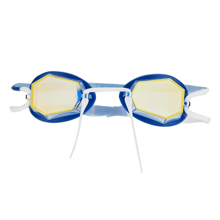 Swimming Goggles Diamond Titanium-Blue-White Mirrored Gold Lenses Zoggs 461090BLWHMGD