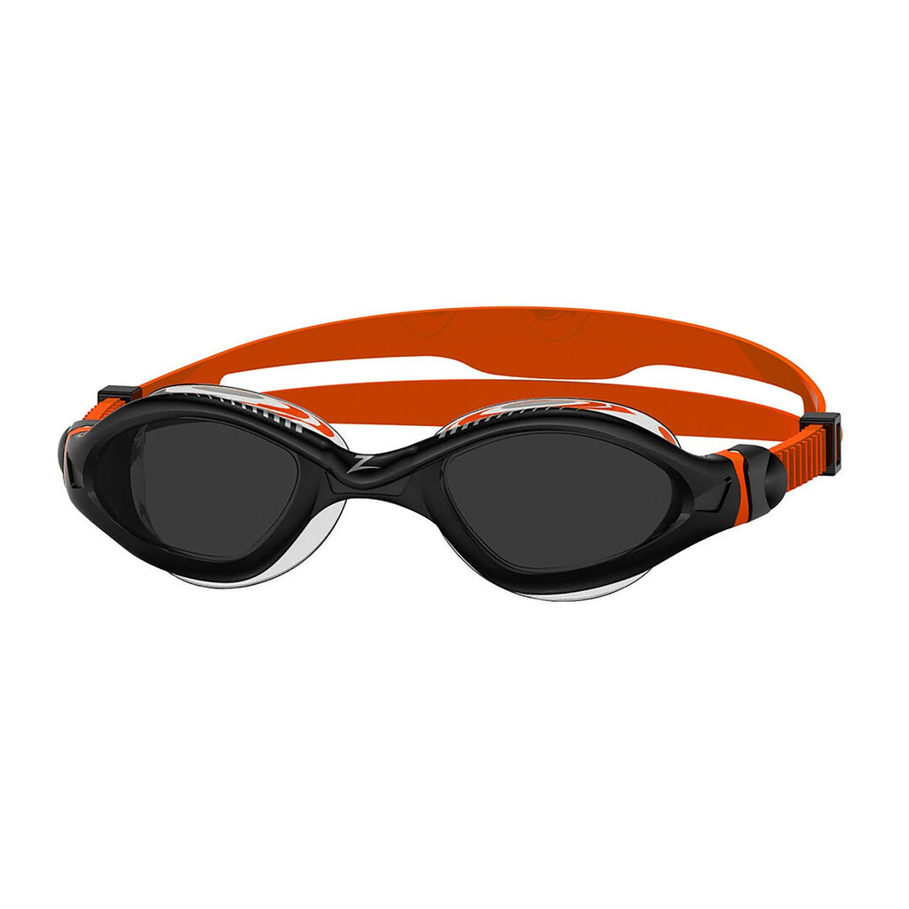 Swimming Goggles Tiger Lsr+ Black-Orange Tinted-Smoke Lenses Regular Zoggs 461093BKORTSMR