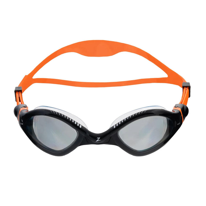 Swimming Goggles Tiger Lsr+ Black-Orange Tinted-Smoke Lenses Regular Zoggs 461093BKORTSMR