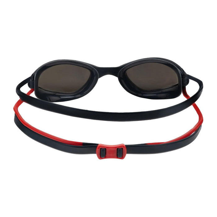 Swimming Goggles Tiger Titanium Grey-Red Mirrored-Smoke Lenses Regular Zoggs 461094GYRDMSMR