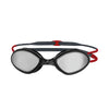 Swimming Goggles Tiger Titanium Grey-Red Mirrored-Smoke Lenses Small Zoggs 461094GYRDMSMS