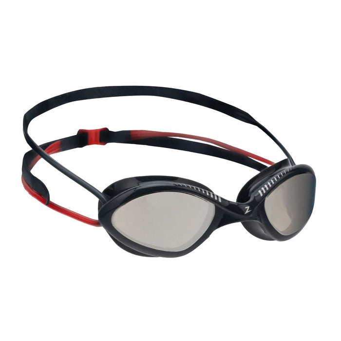 Swimming Goggles Tiger Titanium Grey-Red Mirrored-Smoke Lenses Small Zoggs 461094GYRDMSMS