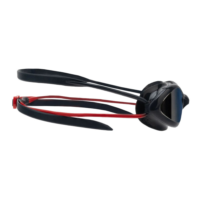 Swimming Goggles Tiger Titanium Grey-Red Mirrored-Smoke Lenses Small Zoggs 461094GYRDMSMS