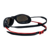 Swimming Goggles Tiger Titanium Grey-Red Mirrored-Smoke Lenses Small Zoggs 461094GYRDMSMS