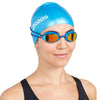 Swimming Goggles Fusion Air Titanium Blue Mirrored-Orange Lenses Zoggs 461106BLBLMOR