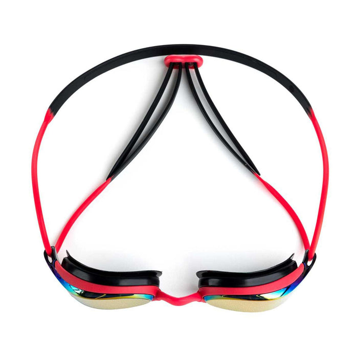 Swimming Goggles Fusion Air Titanium Red-Black Mirrored-Red Lenses Zoggs 461106RDBKMRD