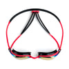 Swimming Goggles Fusion Air Titanium Red-Black Mirrored-Red Lenses Zoggs 461106RDBKMRD