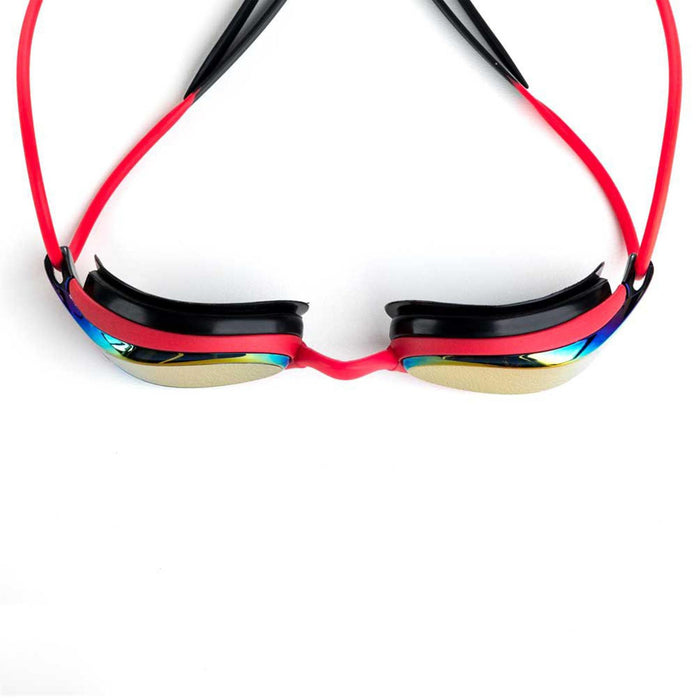 Swimming Goggles Fusion Air Titanium Red-Black Mirrored-Red Lenses Zoggs 461106RDBKMRD