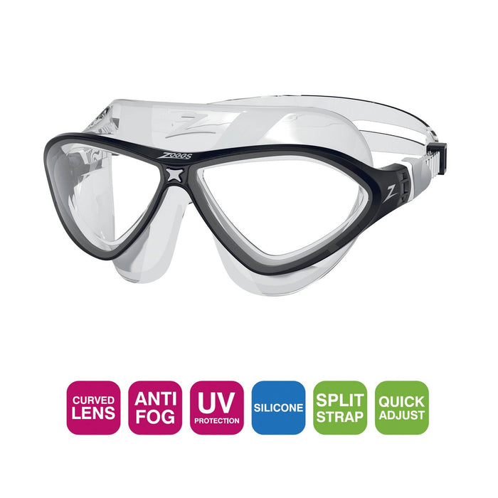 Swimming Mask Horizon Flex Clear-Black Zoggs 461108CLBKCLR