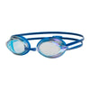 Swimming Goggles Racer Titanium Blue-Light Mirrored-Clear Lenses Zoggs 461112BLLBMCL
